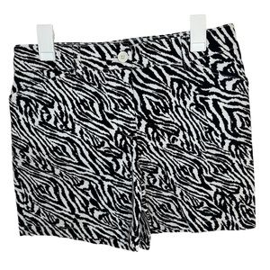 Jones New York Sport Shorts/Like New Size 8-Have stretch to them! Zebra print